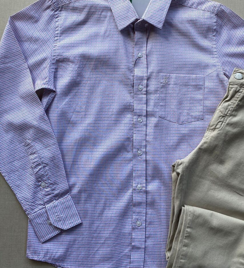 Camisa Masculina Manga Longa Tradicional Xadrez - Fernanda Ramos Store