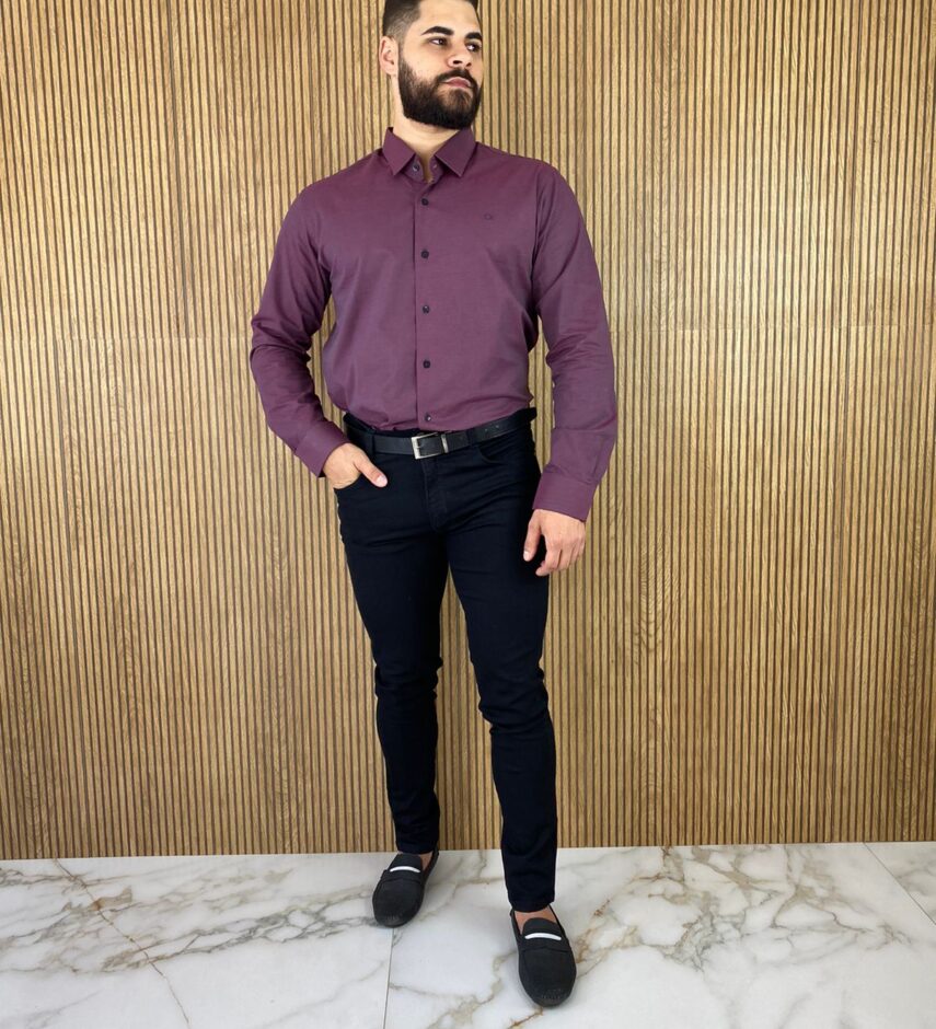 fernandaramosstore com br camisa masculina ogochi social vinho 1