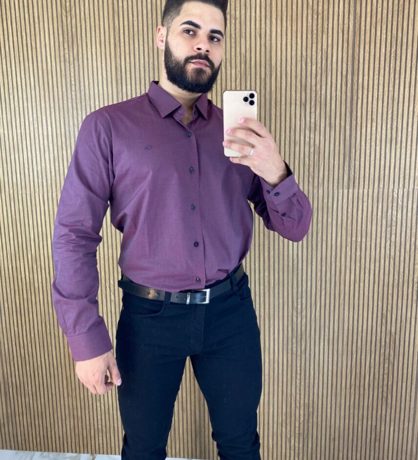 fernandaramosstore com br camisa masculina ogochi social vinho 2