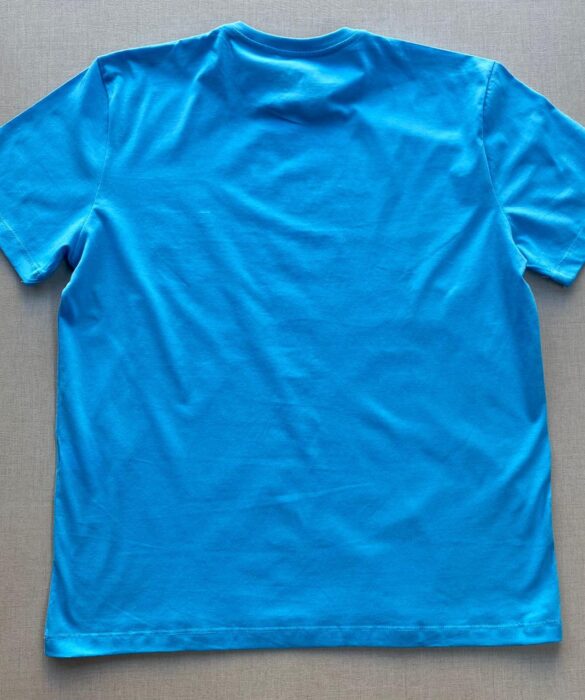 Camiseta Masculina Back To Basics Azul Piscina - Fernanda Ramos Store