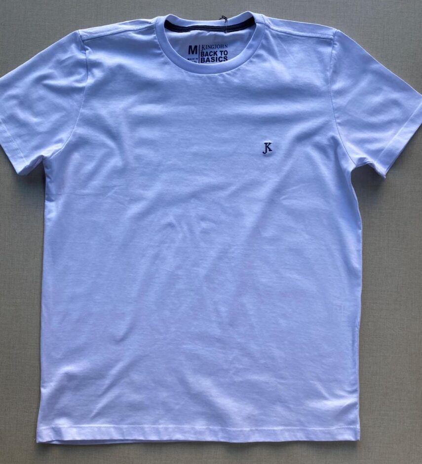 Camiseta Masculina Back To Basics Branca - Fernanda Ramos Store