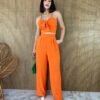 fernandaramosstore com br conjunto calca pantalona e cropped com bojo de alcinha laranja 4