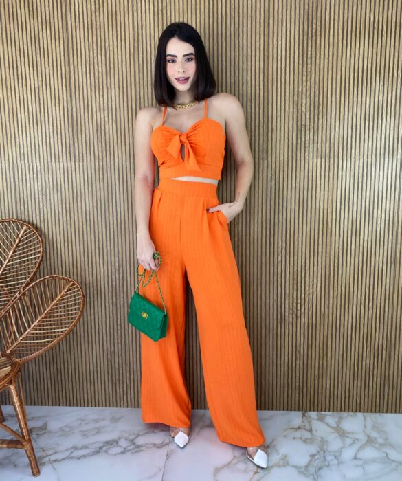 fernandaramosstore com br conjunto calca pantalona e cropped com bojo de alcinha laranja 6