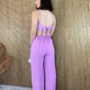 fernandaramosstore com br conjunto calca pantalona e cropped com bojo e amarracao lilas 1