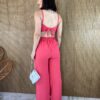 fernandaramosstore com br conjunto calca pantalona e cropped com bojo e amarracao rosa 2