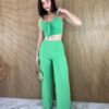 fernandaramosstore com br conjunto calca pantalona e cropped com bojo e amarracao verde 3