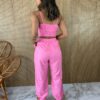 fernandaramosstore com br conjunto feminino cropped sem bojo e calca coracao rosa