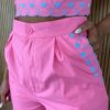 fernandaramosstore com br conjunto feminino cropped sem bojo e calca coracao rosa 4