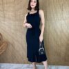 fernandaramosstore com br conjunto saia midi e cropped sem bojo alca grossa preto