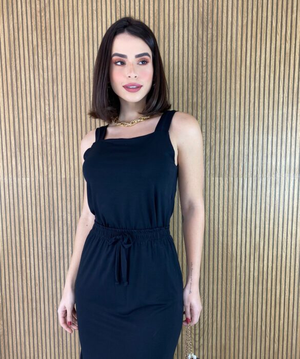 fernandaramosstore com br conjunto saia midi e cropped sem bojo alca grossa preto 3