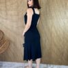 fernandaramosstore com br conjunto saia midi e cropped sem bojo alca grossa preto 4