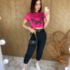 fernandaramosstore com br cropped feminino sem bojo manga curta beautiful mind pink 2