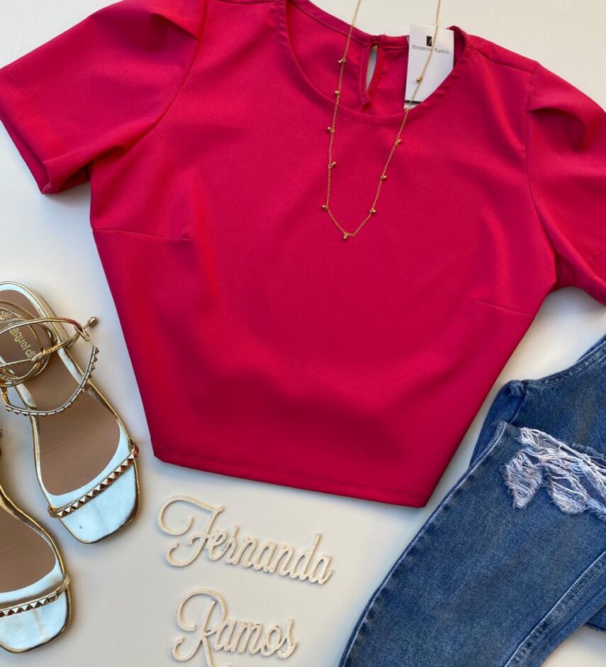 fernandaramosstore com br cropped feminino sem bojo manga curta botao atras pink