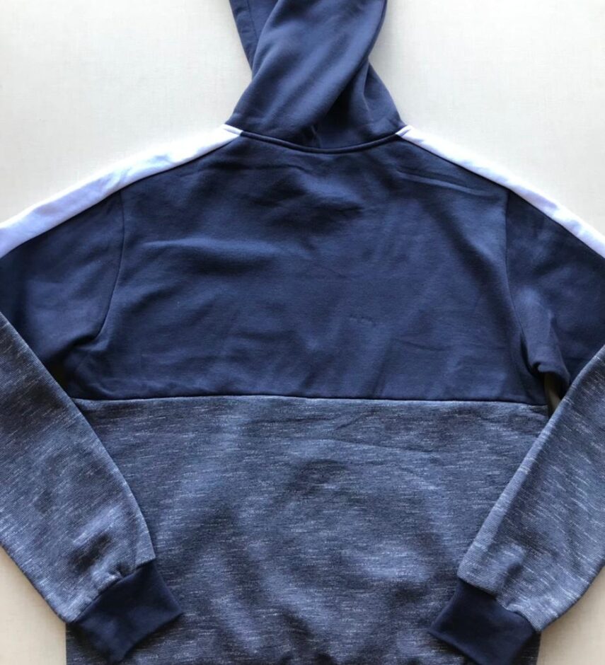 Jaqueta Moletom Masculina Azul Marinho e Cinza Escuro - Fernanda Ramos Store