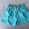 fernandaramosstore com br short feminino curto com bolso frontal e amarracao verde agua