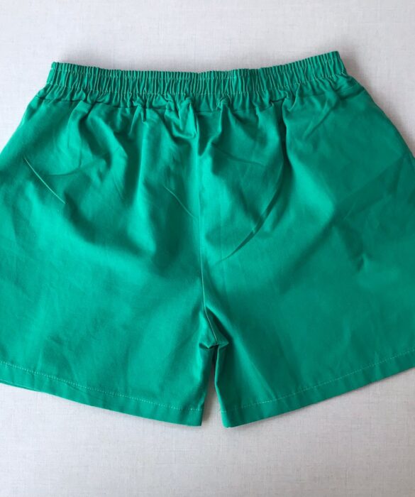 fernandaramosstore com br short feminino curto com folso frontal e amarracao verde 2