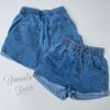 fernandaramosstore com br short jeans feminino clochard com elastico e amarracao