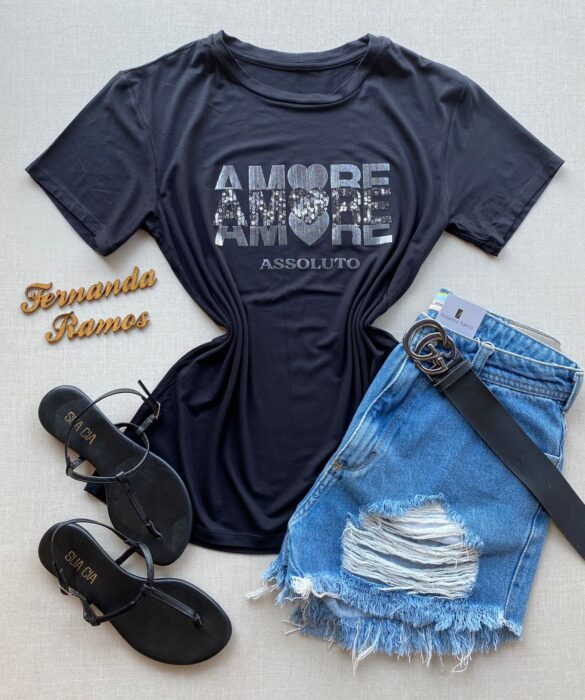 fernandaramosstore com br t shirt manga curta amore assoluto preta