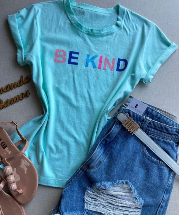 fernandaramosstore com br t shirt manga curta be kind verde agua 1