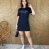 fernandaramosstore com br vestido camisetao preto manga em paete look for something