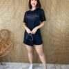 fernandaramosstore com br vestido camisetao preto manga em paete look for something 5