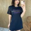 fernandaramosstore com br vestido camisetao preto manga em paete look for something 7