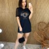 fernandaramosstore com br vestido camisetao preto manga em paete look for something copia