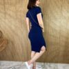 fernandaramosstore com br vestido canelado sem bojo manga curta gola azul marinho 4