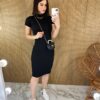 fernandaramosstore com br vestido canelado sem bojo manga curta gola preto 2