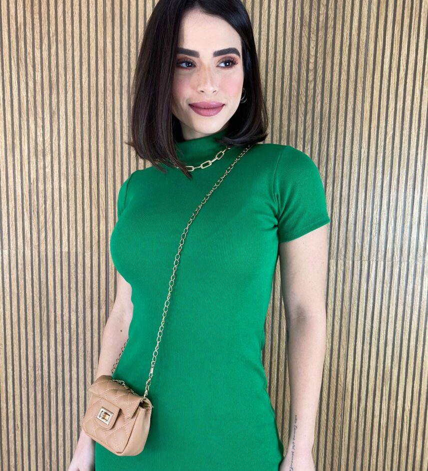 fernandaramosstore com br vestido canelado sem bojo manga curta gola verde 3