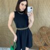 fernandaramosstore com br vestido curto sem bojo com bolsos e amarracao preto 1