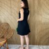 fernandaramosstore com br vestido curto sem bojo com bolsos e amarracao preto 4