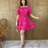 fernandaramosstore com br vestido curto sem bojo com lastex estampa borboletas fundo pink