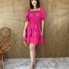 fernandaramosstore com br vestido curto sem bojo com lastex estampa borboletas fundo pink 2