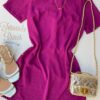 fernandaramosstore com br vestido curto sem bojo manga curta soltinho fucsia 1