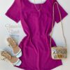 fernandaramosstore com br vestido curto sem bojo manga curta soltinho fucsia