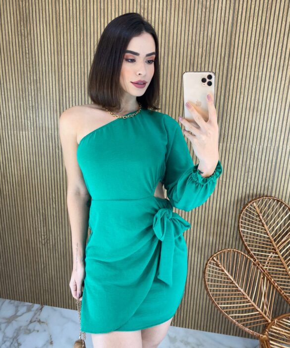 fernandaramosstore com br vestido curto sem bojo mula manca com abertura verde 4