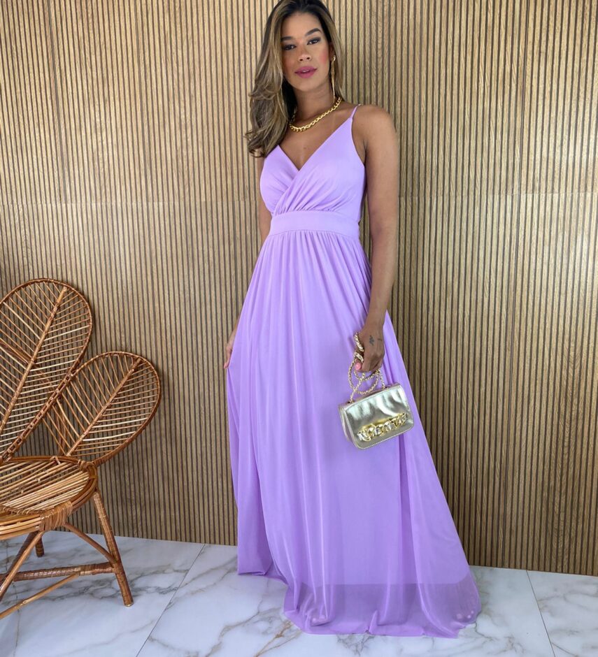 fernandaramosstore com br vestido longo alca regulavel com bojo tule lilas 1