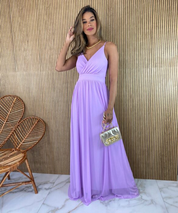 fernandaramosstore com br vestido longo alca regulavel com bojo tule lilas 2