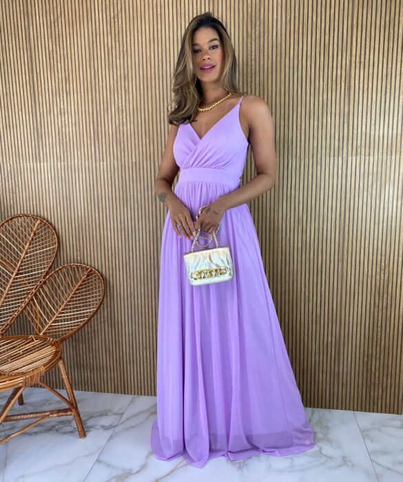 fernandaramosstore com br vestido longo alca regulavel com bojo tule lilas 3