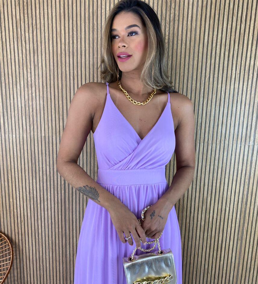 fernandaramosstore com br vestido longo alca regulavel com bojo tule lilas 4