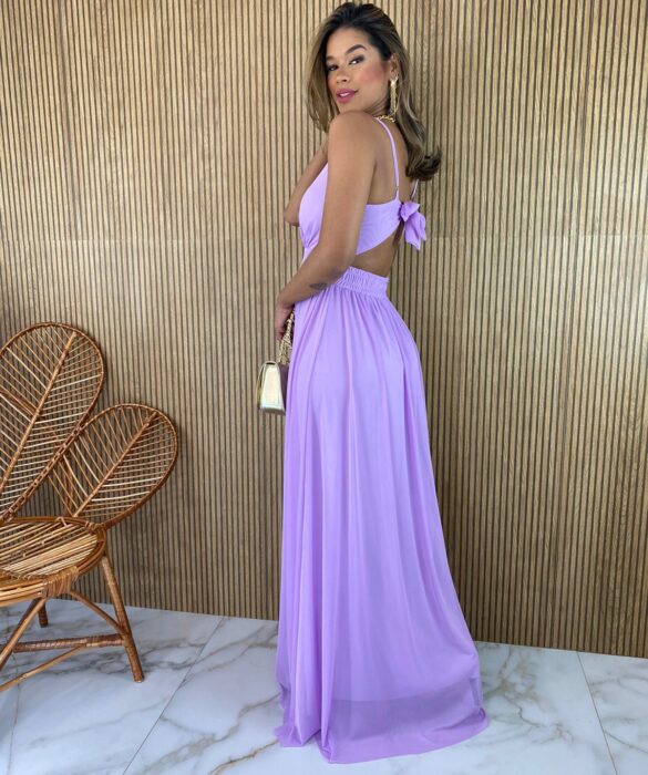 fernandaramosstore com br vestido longo alca regulavel com bojo tule lilas 5