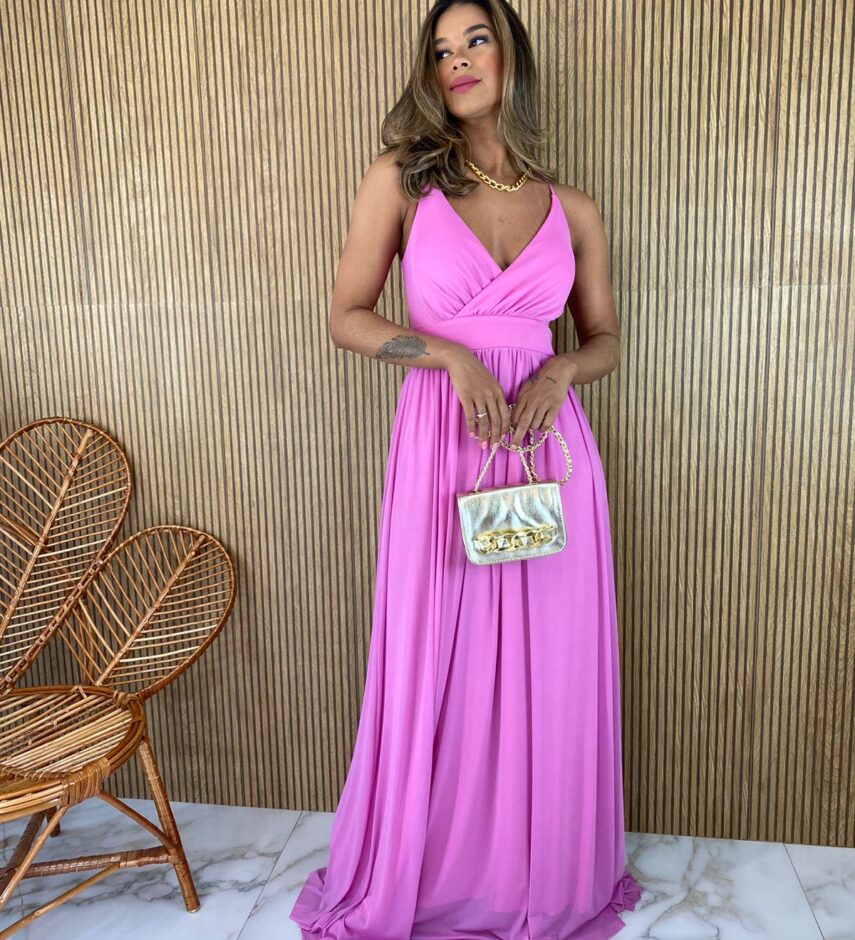 fernandaramosstore com br vestido longo alca regulavel com bojo tule rosa 1