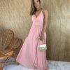 fernandaramosstore com br vestido longo alca regulavel com bojo tule rose 1