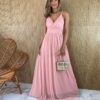 fernandaramosstore com br vestido longo alca regulavel com bojo tule rose 2