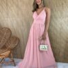 fernandaramosstore com br vestido longo alca regulavel com bojo tule rose 3