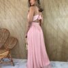 fernandaramosstore com br vestido longo alca regulavel com bojo tule rose 7