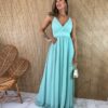 fernandaramosstore com br vestido longo alca regulavel com bojo tule verde agua 2