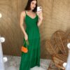 fernandaramosstore com br vestido longo com bojo botoes falso alca regulavel verde 2