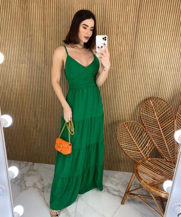 fernandaramosstore com br vestido longo com bojo botoes falso alca regulavel verde 2